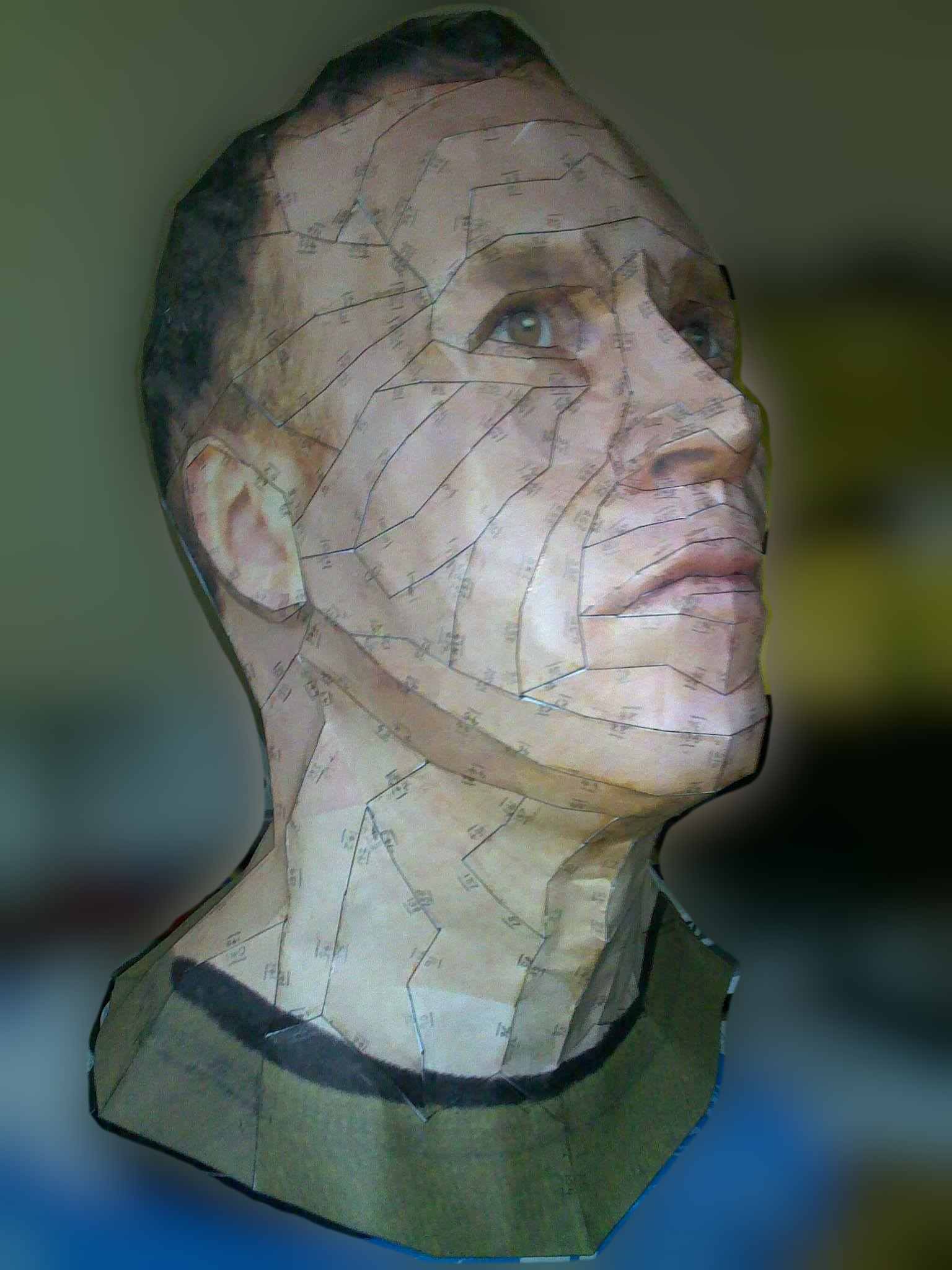 bert bust, right view