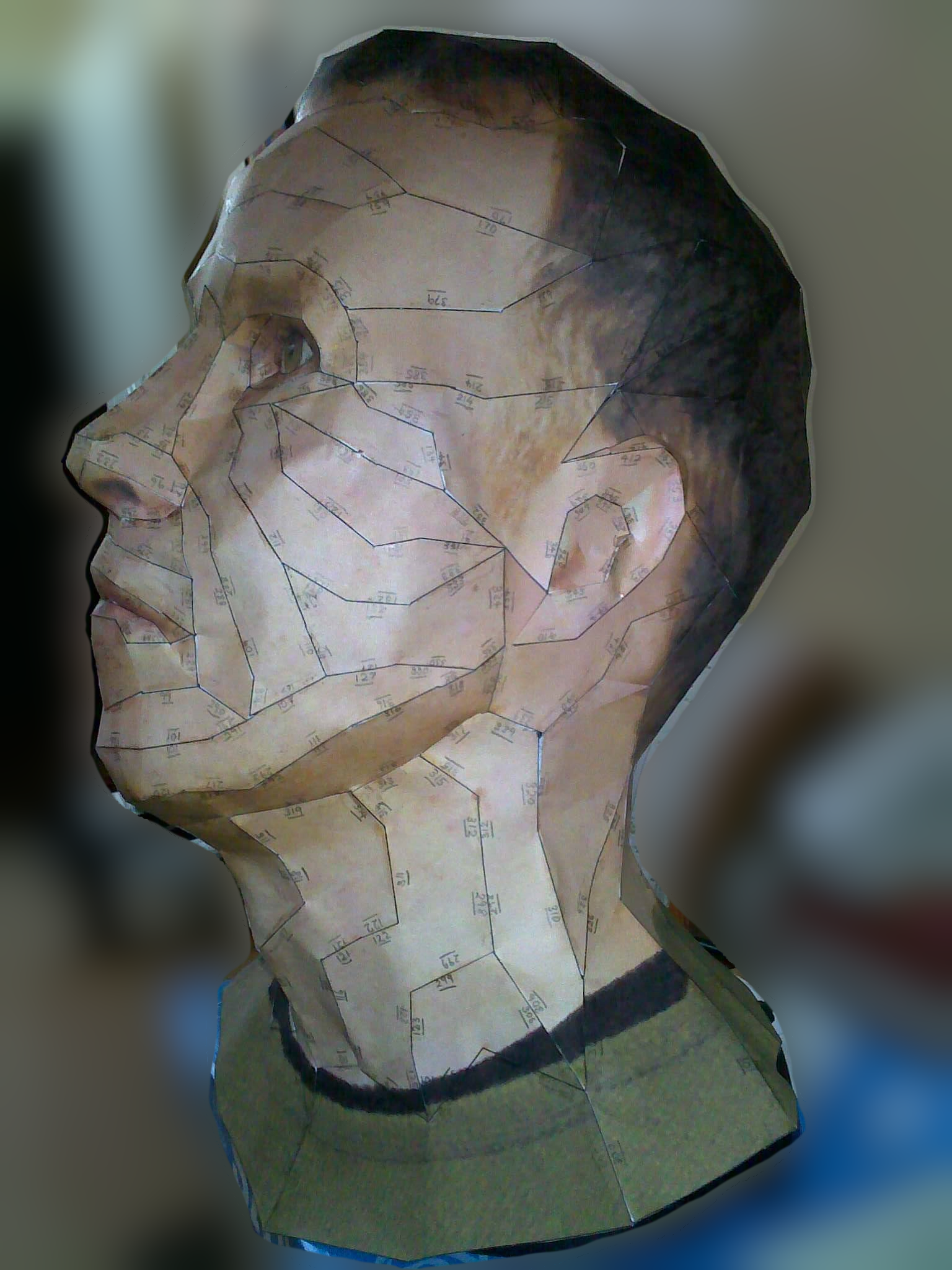 Bert Bust 2 bert bust, left view